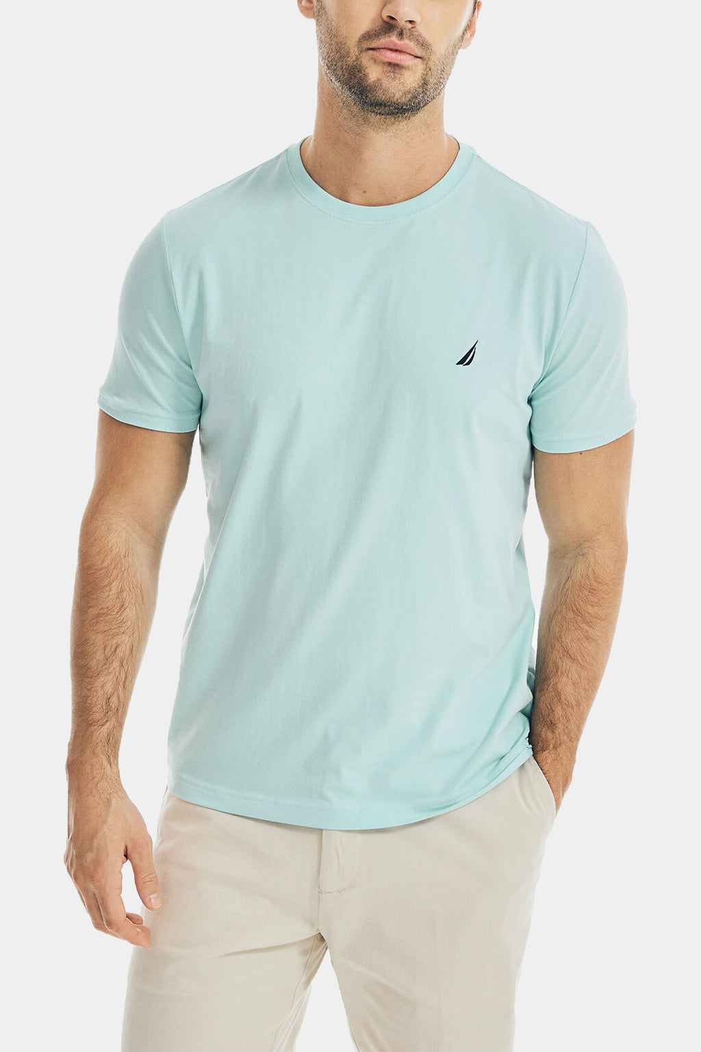 Solid Short Sleeve Round neck Tee T-Shirt