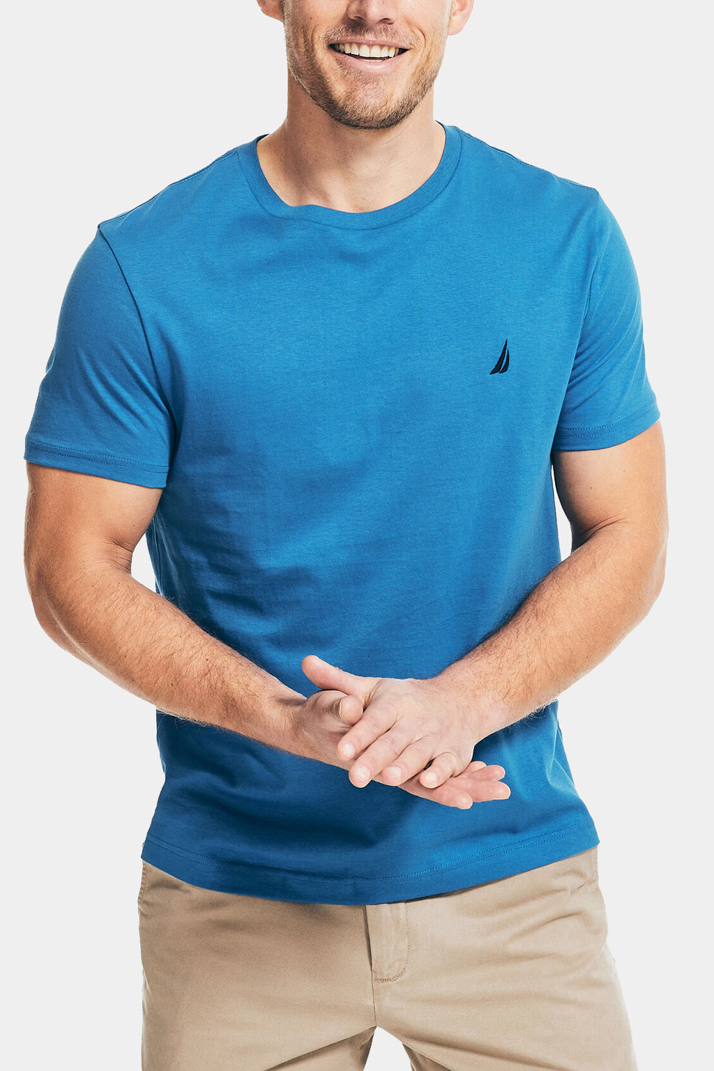 Solid Short Sleeve Round neck Tee T-Shirt