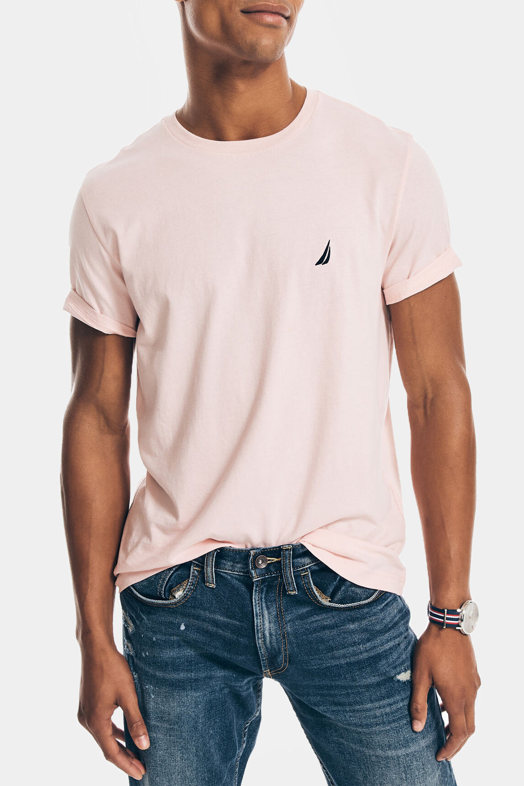Solid Short Sleeve Round neck Tee T-Shirt