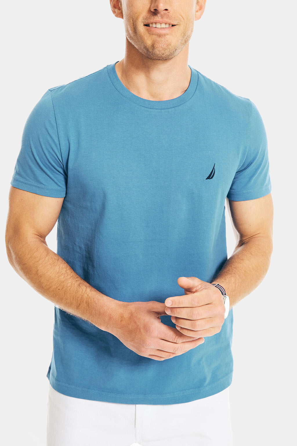 Solid Short Sleeve Round neck Tee T-Shirt
