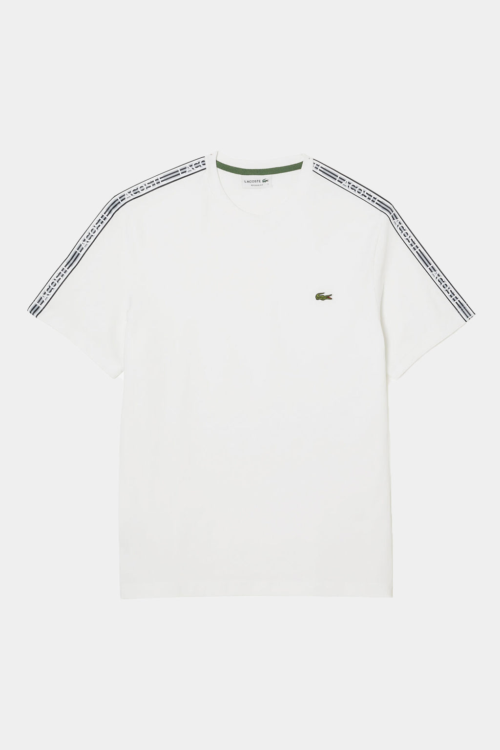 Lacoste - Men’s Lacoste Regular Fit Logo Stripe T-shirt