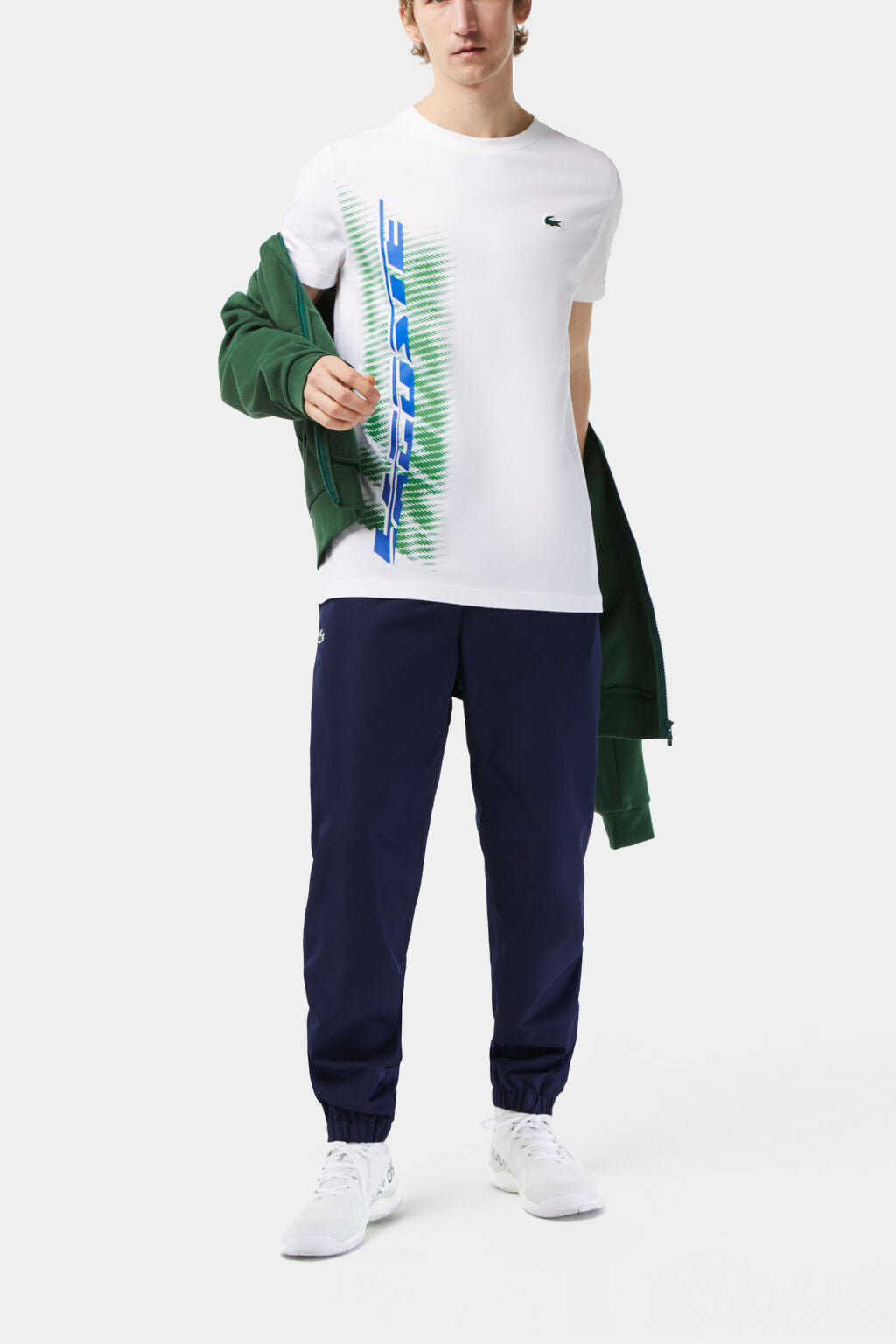 Lacoste - Men’s Lacoste Sport Regular Fit T-shirt With Contrast Branding