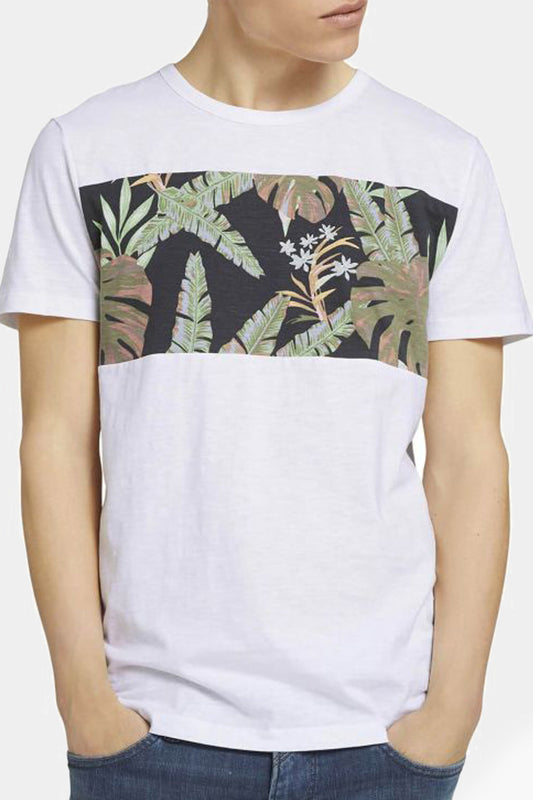 Tom Tailor - T-Shirt With A Mixed Pattern