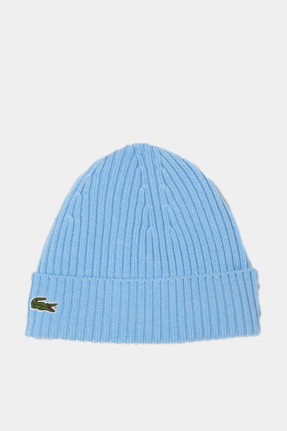 Lacoste - Rib Knit Brushed Wool Beanie
