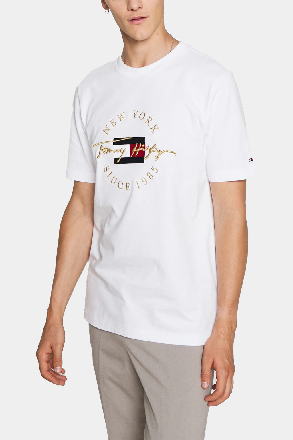 Tommy Hilfiger - T-Shirt With Label Stitching