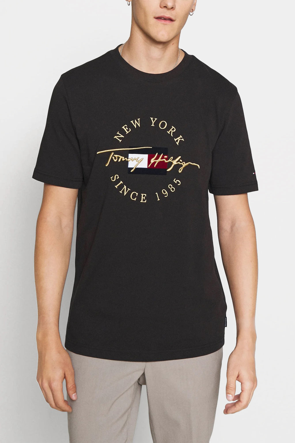 Tommy Hilfiger - T-Shirt With Label Stitching