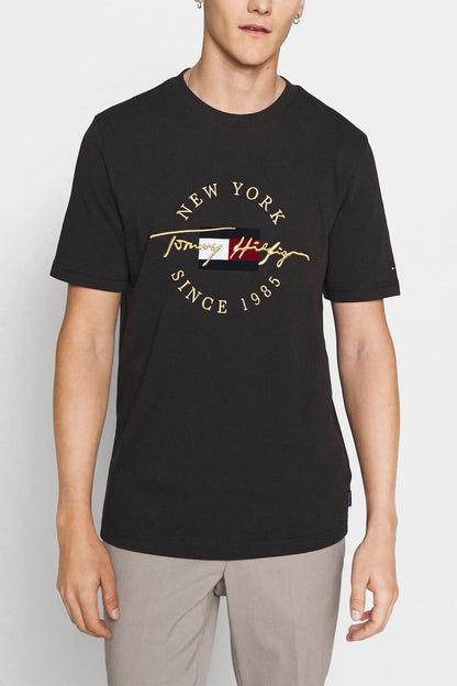 Tommy Hilfiger - T-Shirt With Label Stitching