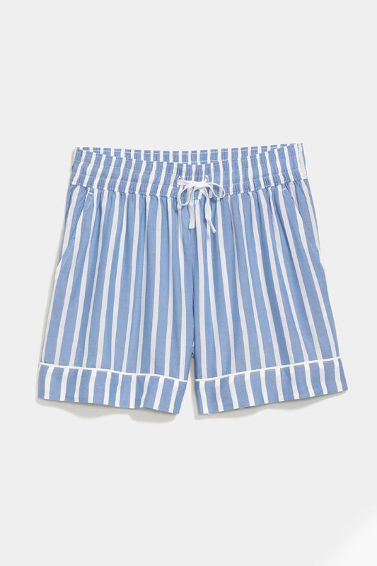 High-Waisted Printed Pajama Shorts for Women - 4-inch inseam