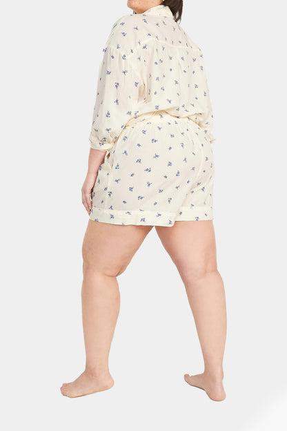 Old Navy -High-Waisted Printed Pajama Shorts for Women - 4-inch inseam