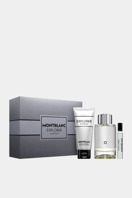Mont Blanc Explorer - Platinum Eau De Parfum Gift Set