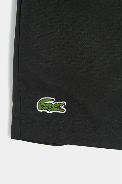 Lacoste - Sport Tennis Shorts In Solid Diamond Weave Taffeta