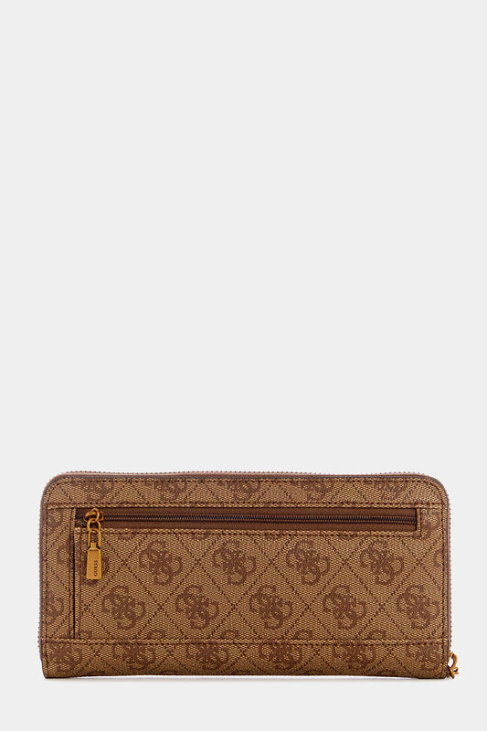 Guess - Brown Logo Laurel Large Wallet