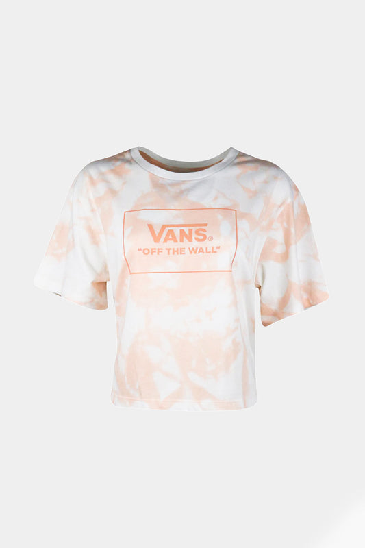 Vans - Off The Wall Pink & White Tie-Dye Crop