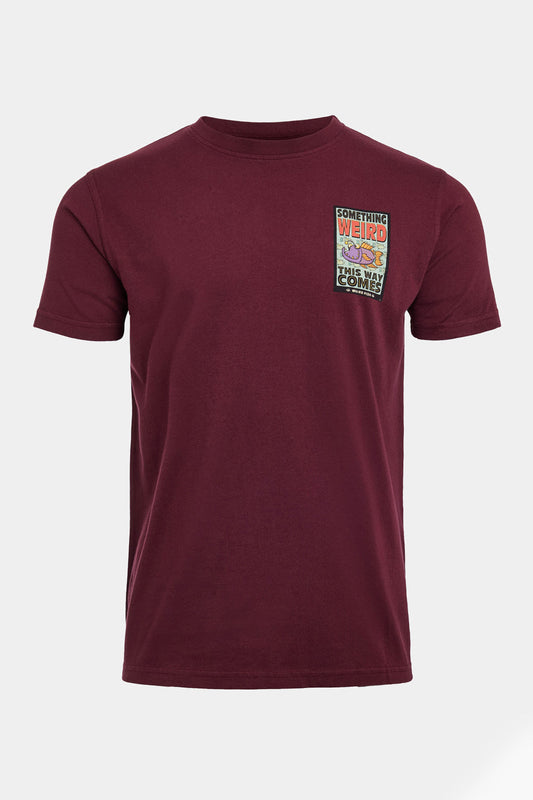 Weird Fish - Something Weird Organic Cotton Artist T-Shirt Antique Cherry