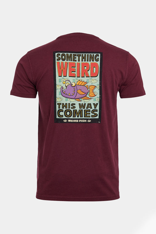 Weird Fish - Something Weird Organic Cotton Artist T-Shirt Antique Cherry