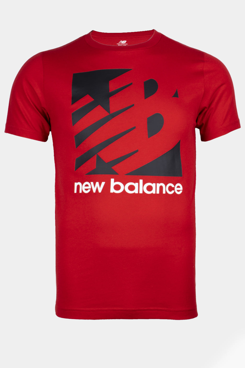 NEW BALANCE - Classic Knockout Printed T-shirt with Short Sleeves