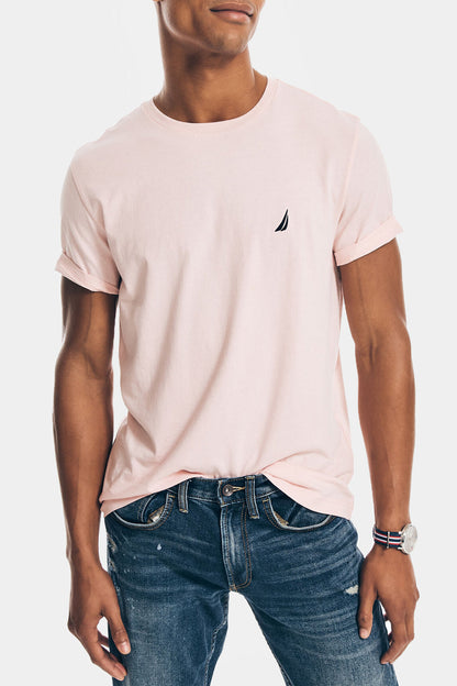 Solid Short Sleeve Round neck Tee T-Shirt
