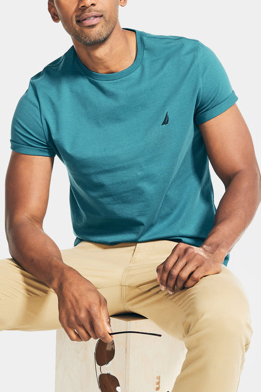 Solid Short Sleeve Round neck Tee T-Shirt