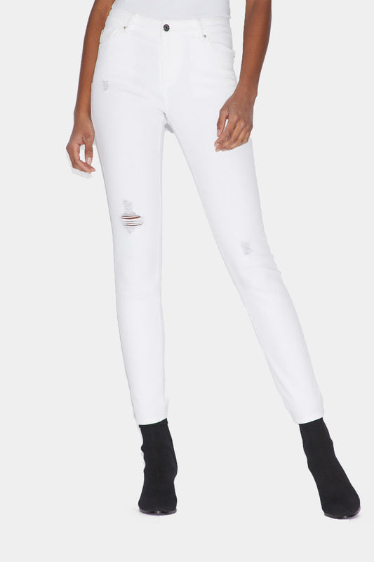Armani Exchange Super Skinny Mid Rise Jeans