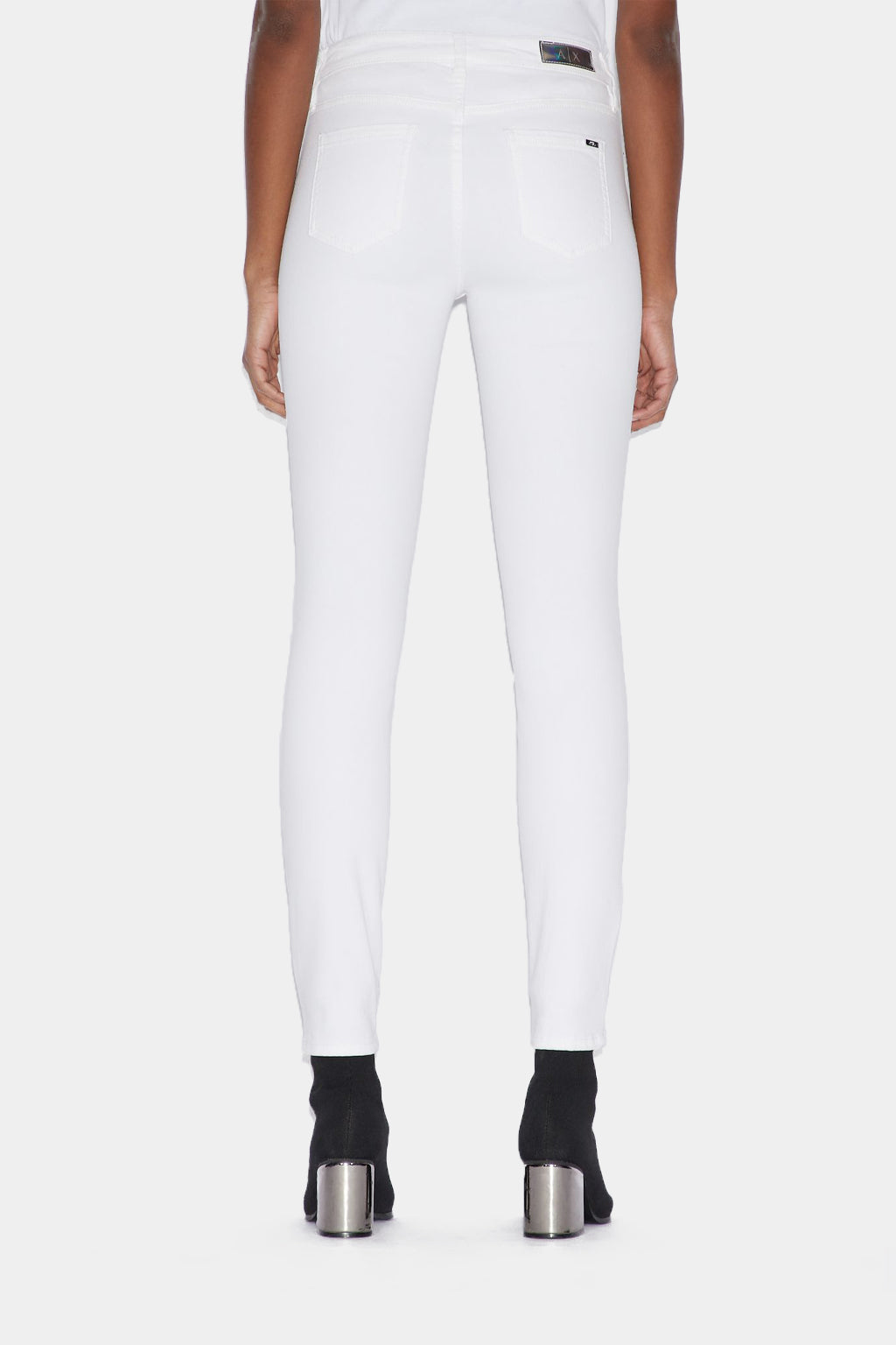 Armani Exchange Super Skinny Mid Rise Jeans