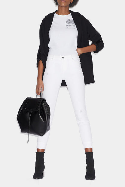 Armani Exchange Super Skinny Mid Rise Jeans