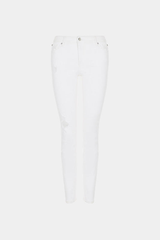 Armani Exchange Super Skinny Mid Rise Jeans