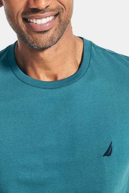 Solid Short Sleeve Round neck Tee T-Shirt