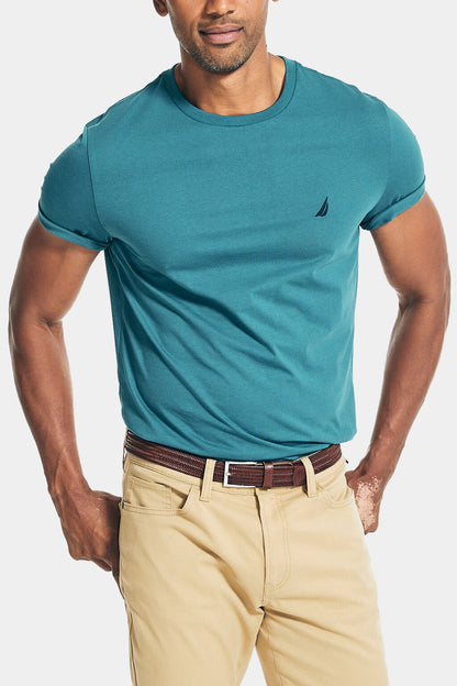 Solid Short Sleeve Round neck Tee T-Shirt