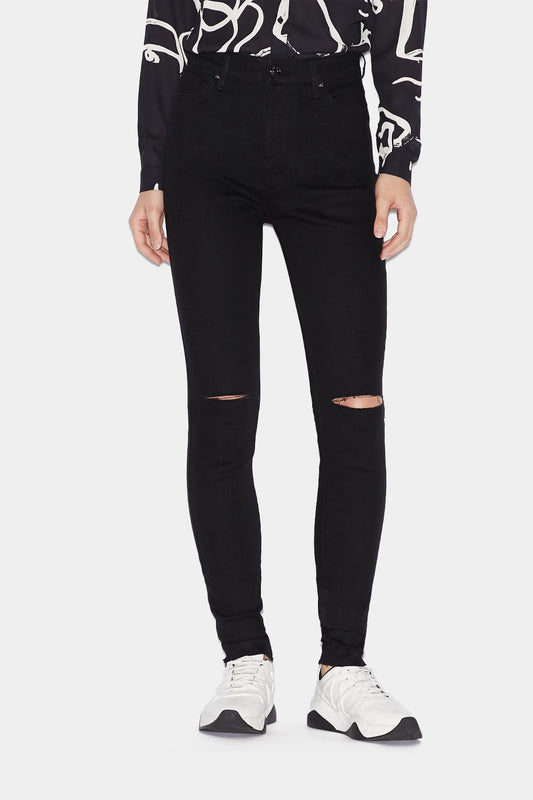 Armani Exchange High Rise Super Skinny Jeans