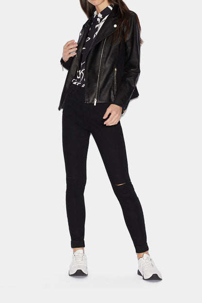 Armani Exchange High Rise Super Skinny Jeans