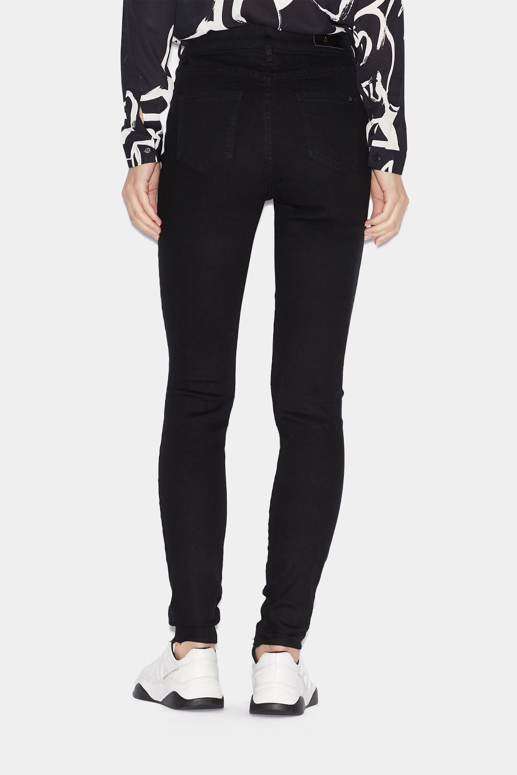 Armani Exchange High Rise Super Skinny Jeans