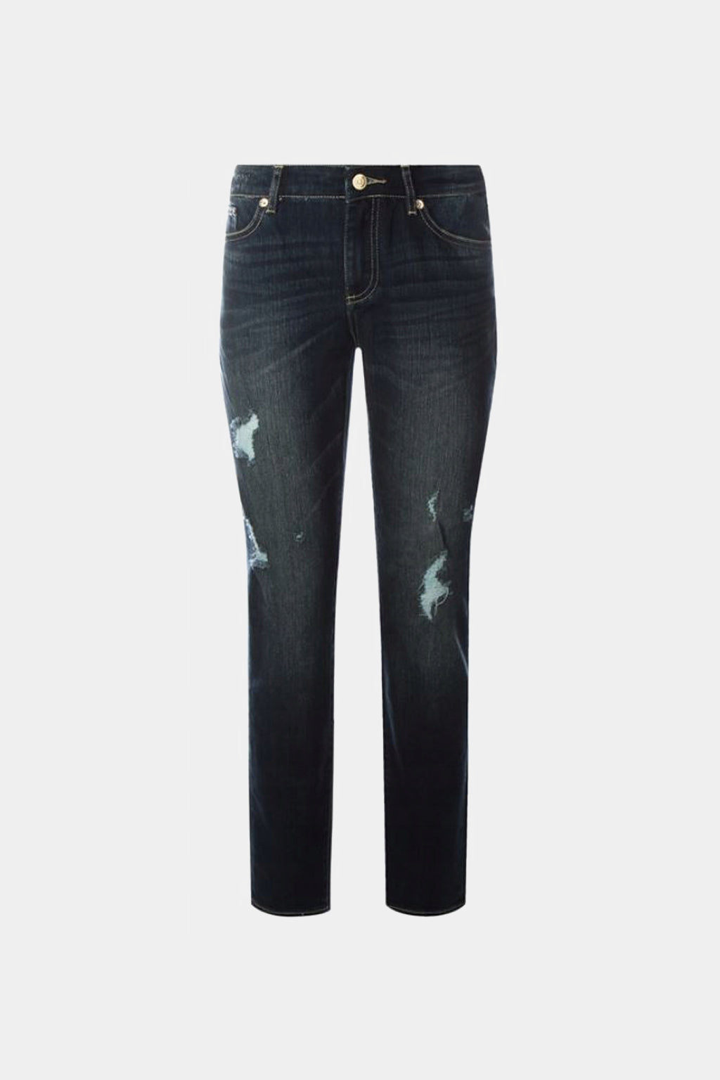 Armani Exchange Relaxed Cigarette Mid Rise Jeans