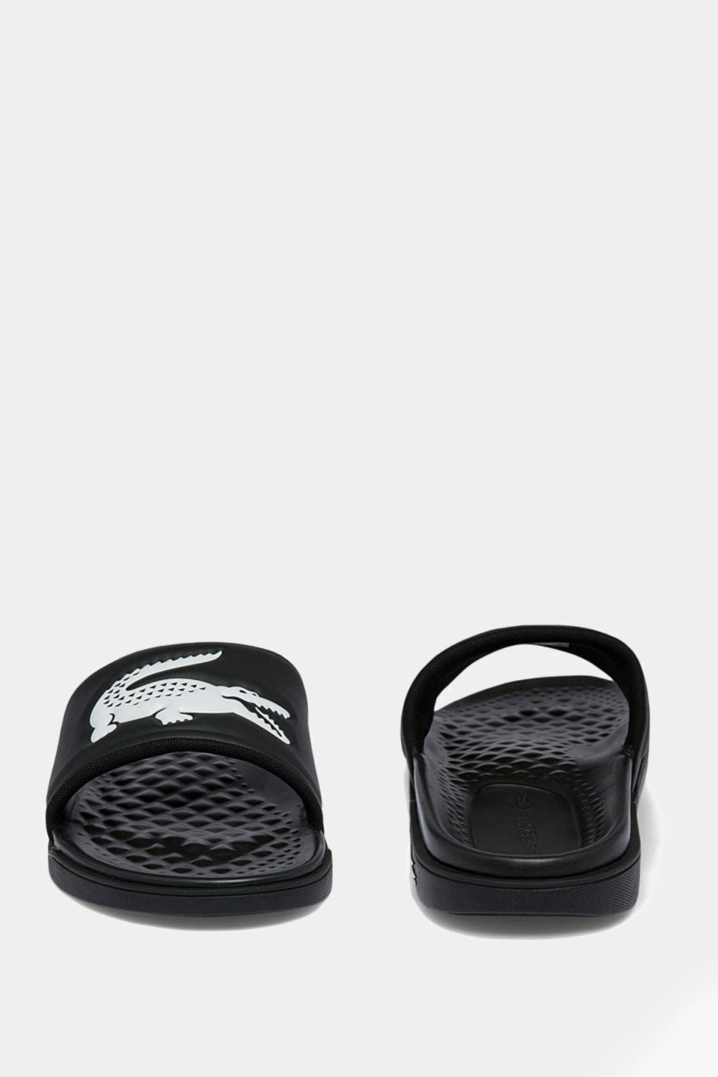 Lacoste - Croco Dualiste Synthetic Logo Strap Slides