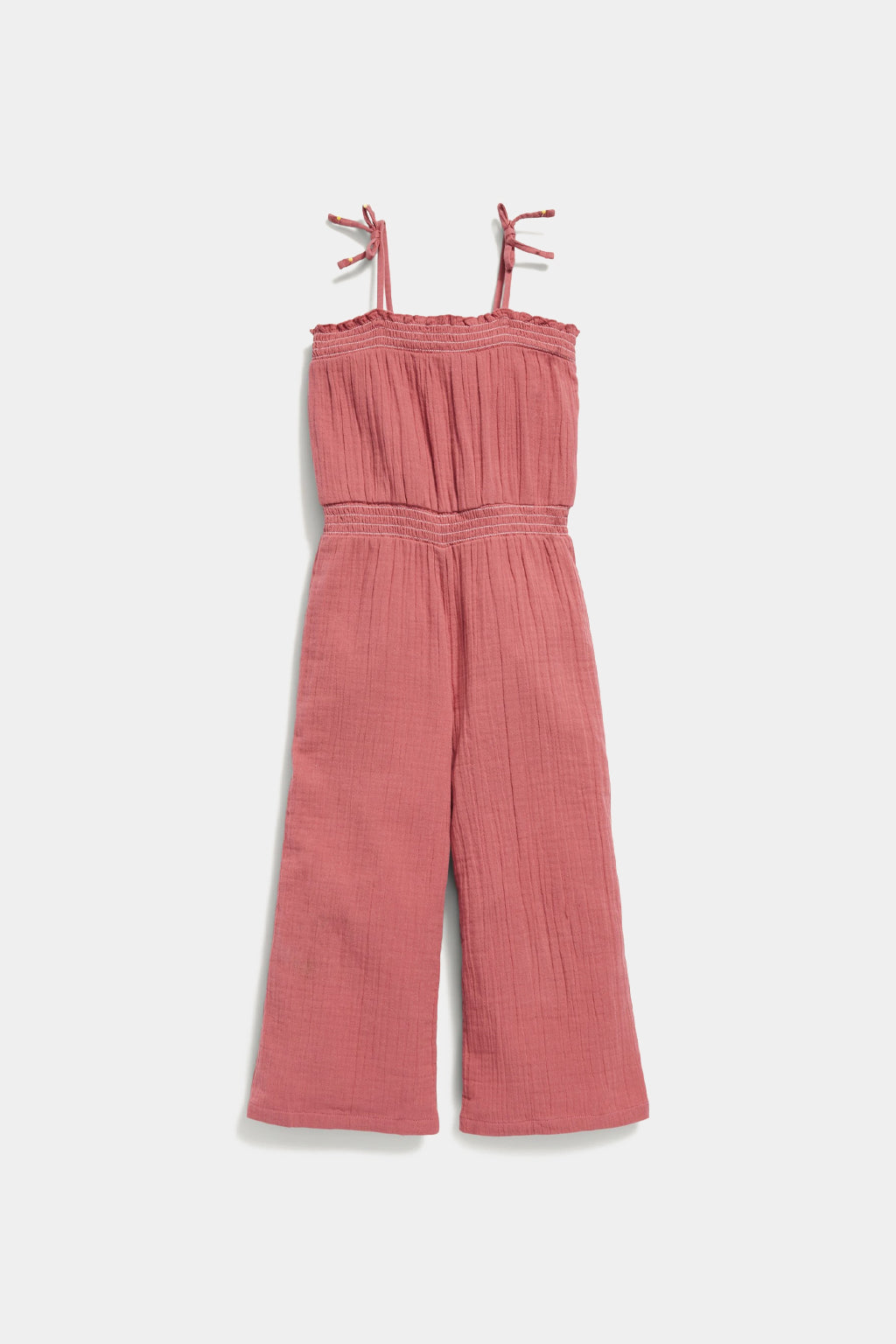 Old Navy - Double-weave Smocked Shoulder-tie Jumpsuit for Girls
