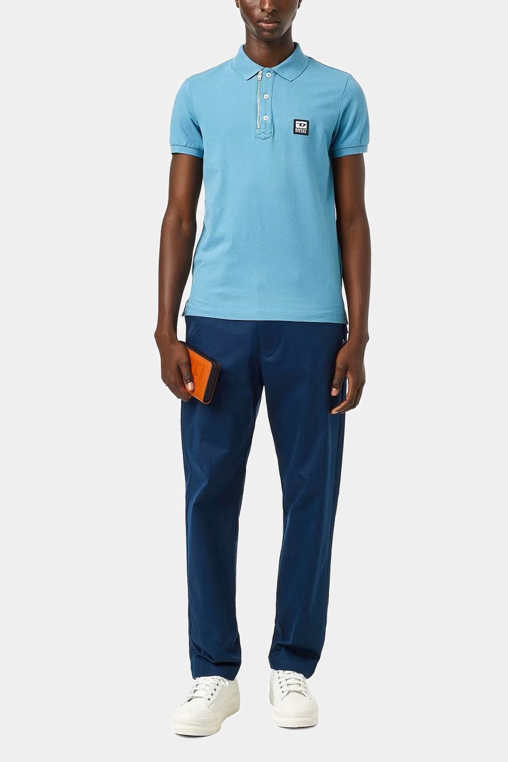 Diesel - T-Harry Regular Fit Men Blue Polo