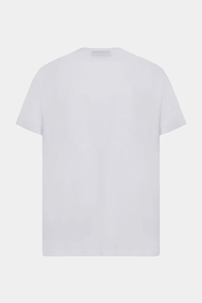 Diesel - T-diegos-k30 White T-shirt With D Logo Patch