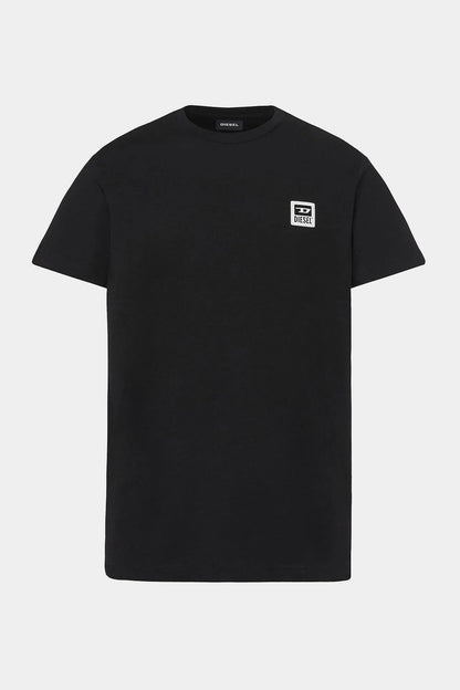 Diesel - T-diegos-k30 White T-shirt With D Logo Patch