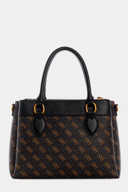 Guess Brown Kasinta 3 Compartment Satchel
