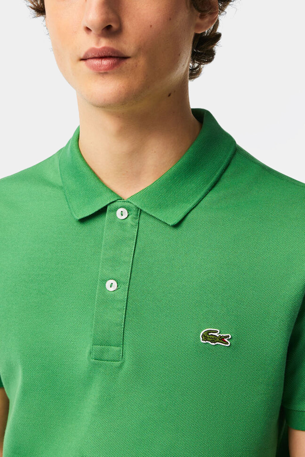 Lacoste Shirt Polo Slim Fit From A Fine Peak