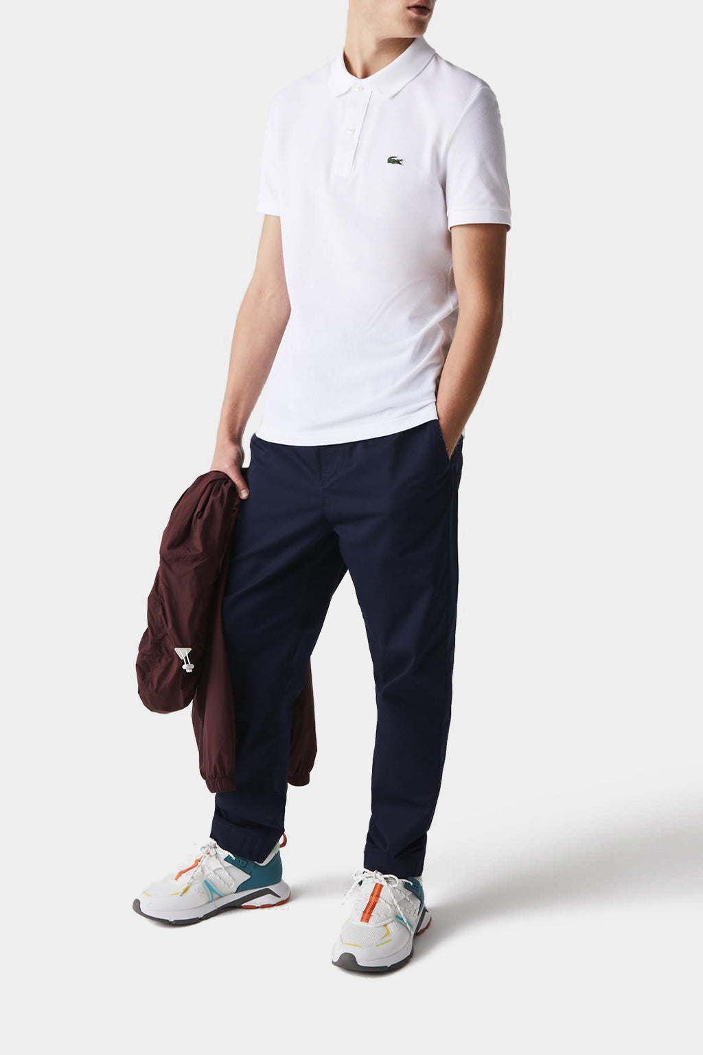 Lacoste Shirt Polo Slim Fit From A Fine Peak