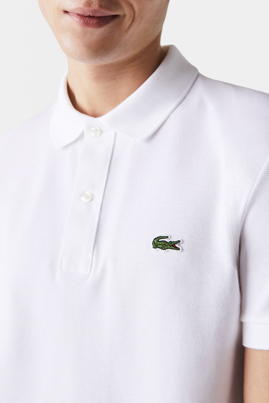 Lacoste Shirt Polo Slim Fit From A Fine Peak