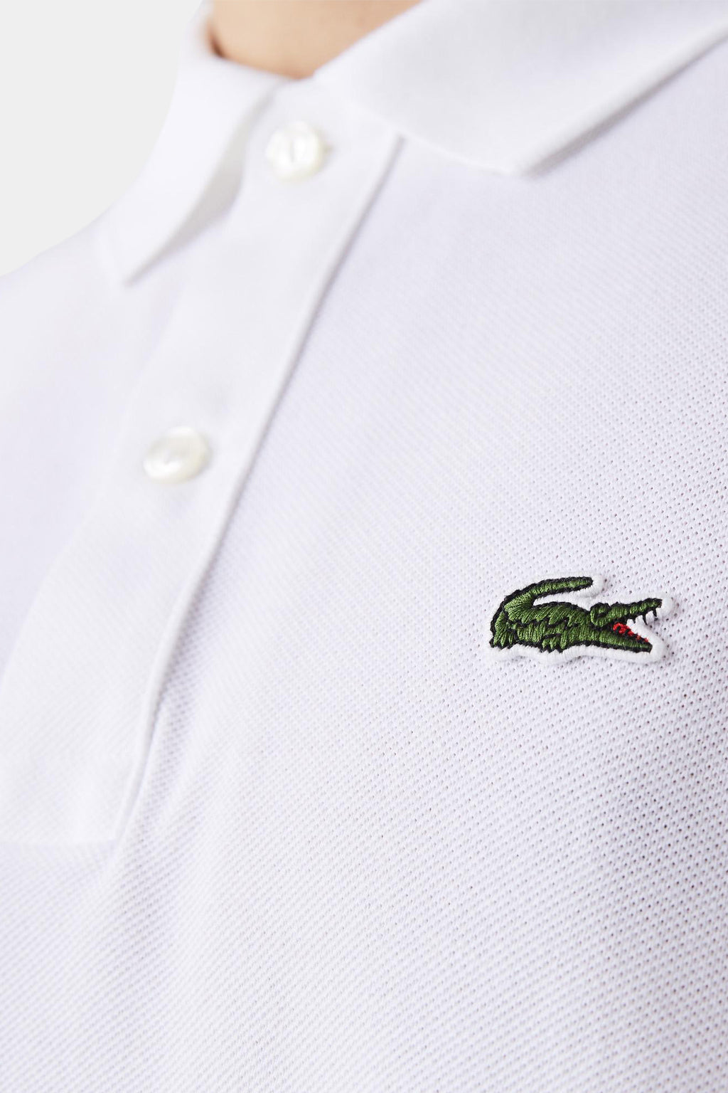 Lacoste Shirt Polo Slim Fit From A Fine Peak