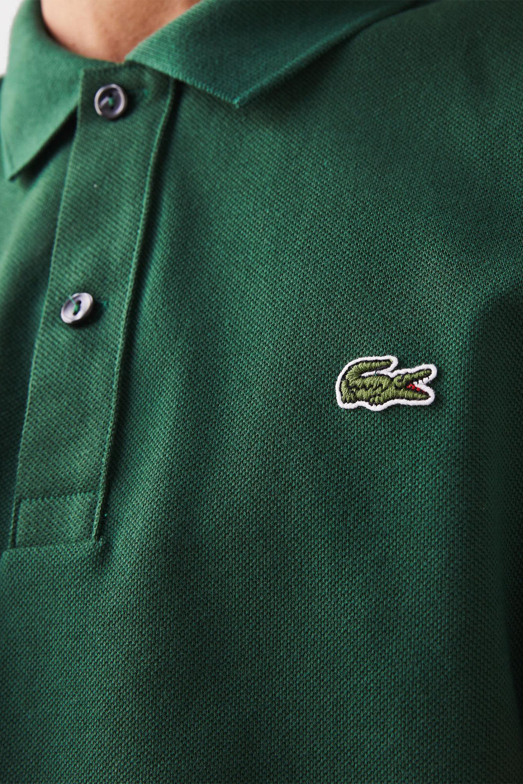 Lacoste Shirt Polo Slim Fit From A Fine Peak