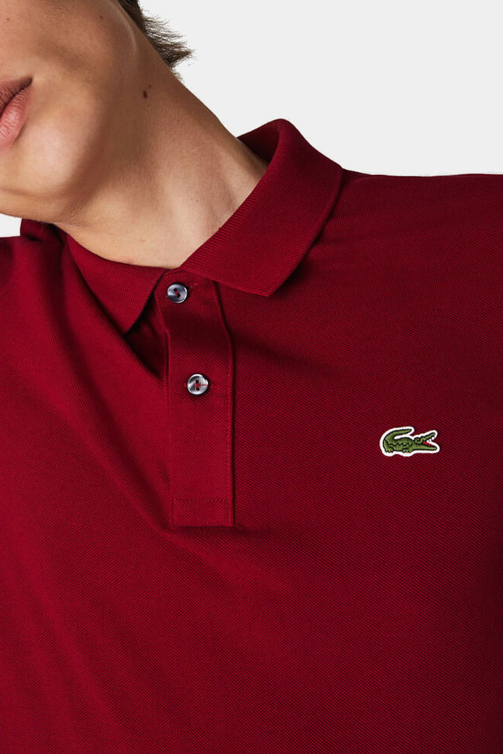 Lacoste Shirt Polo Slim Fit From A Fine Peak