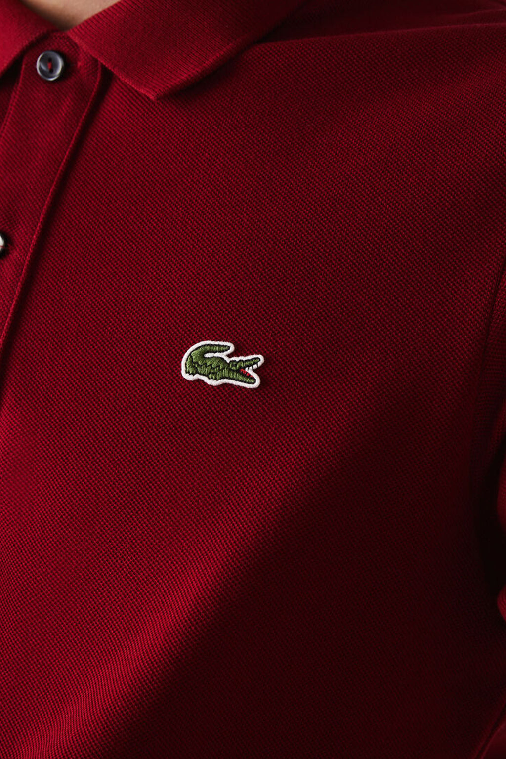 Lacoste Shirt Polo Slim Fit From A Fine Peak