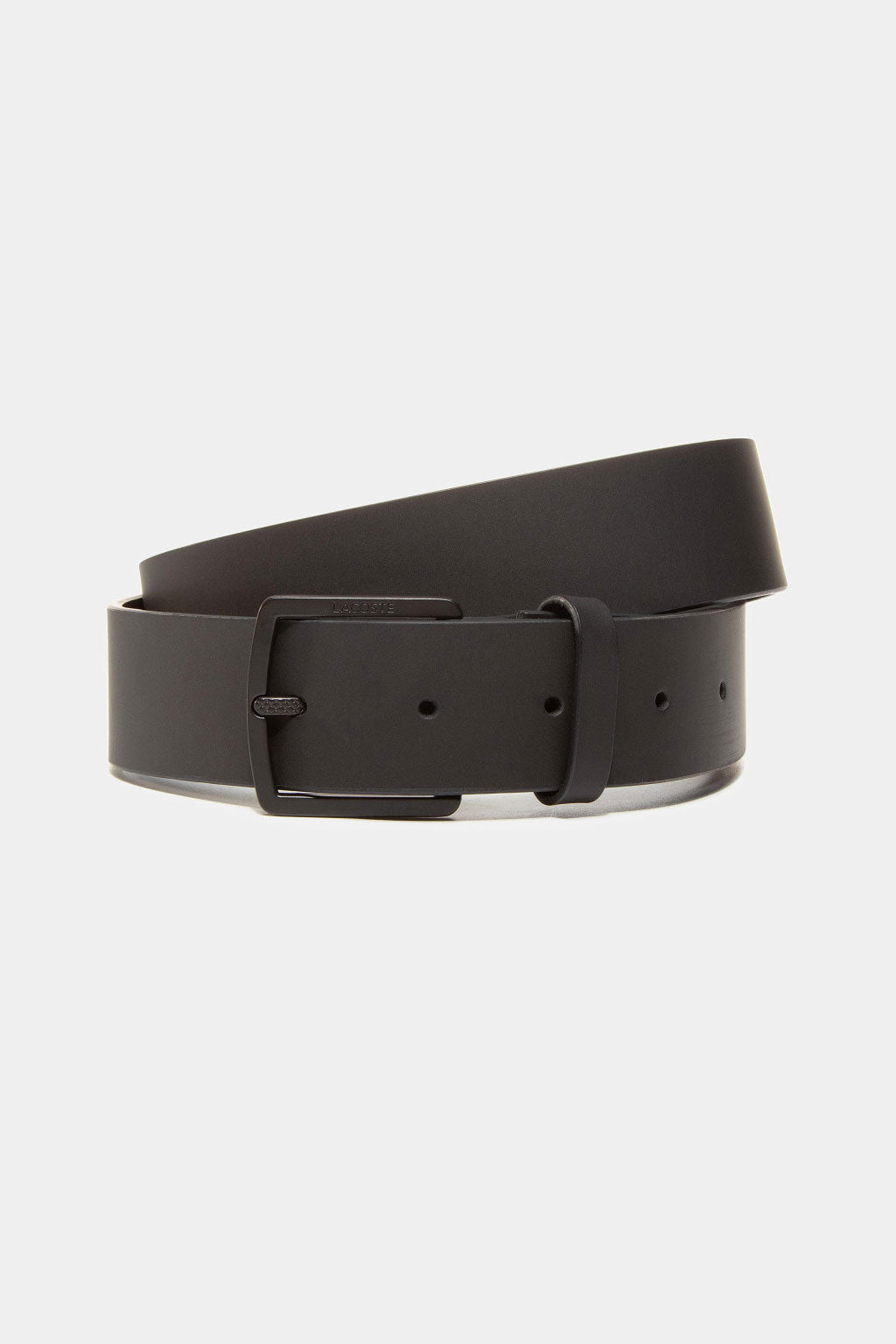 Lacoste - Engraved Buckle Reversible Piqué Leather Belt