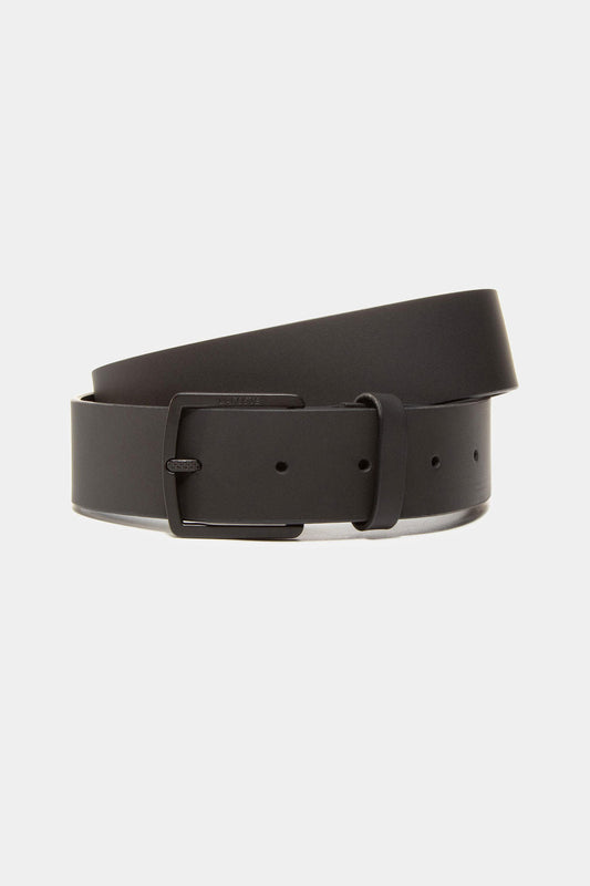 Lacoste - Engraved Buckle Reversible Piqué Leather Belt