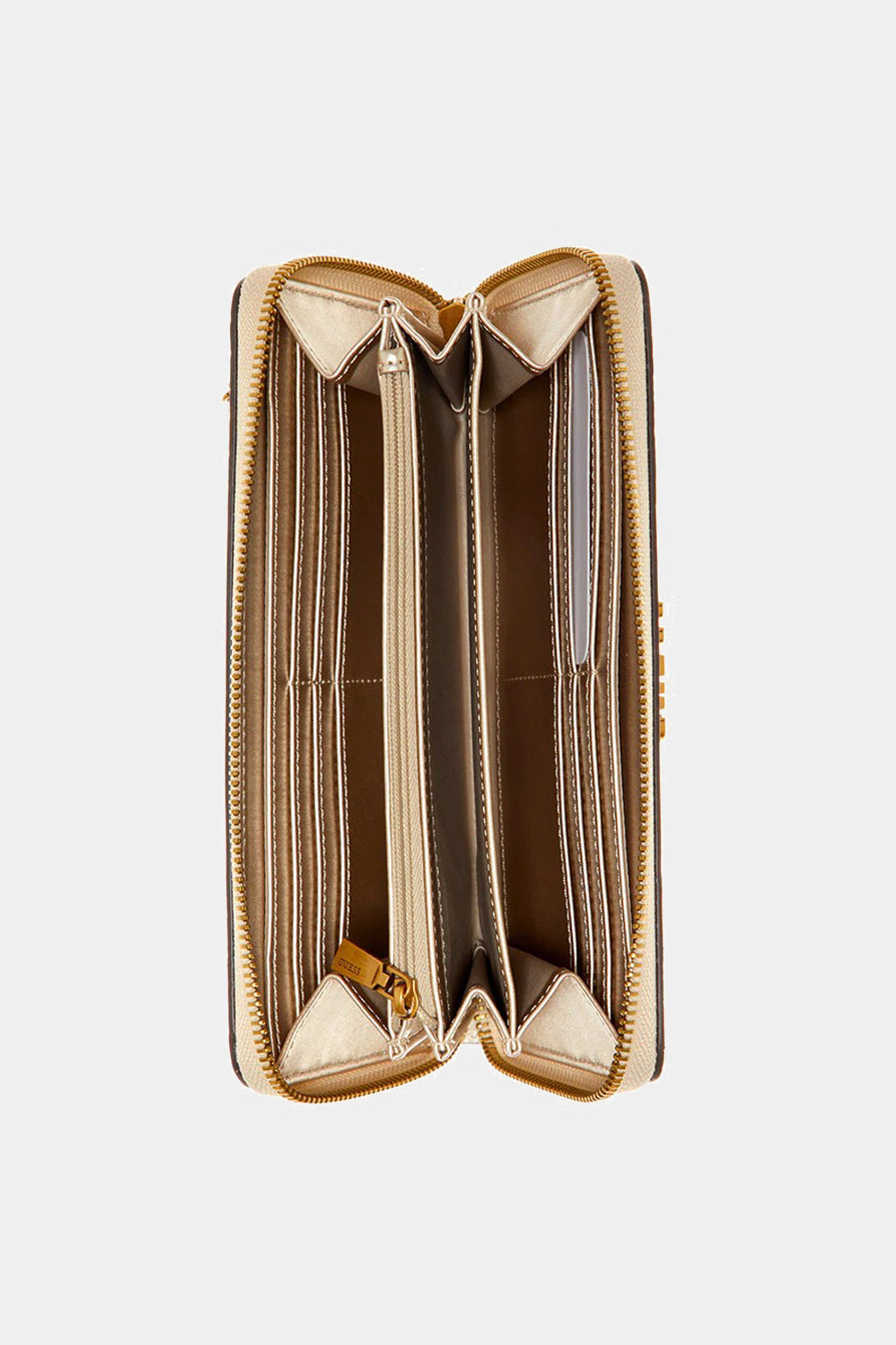 Guess Brown Logo Laurel Large Wallet