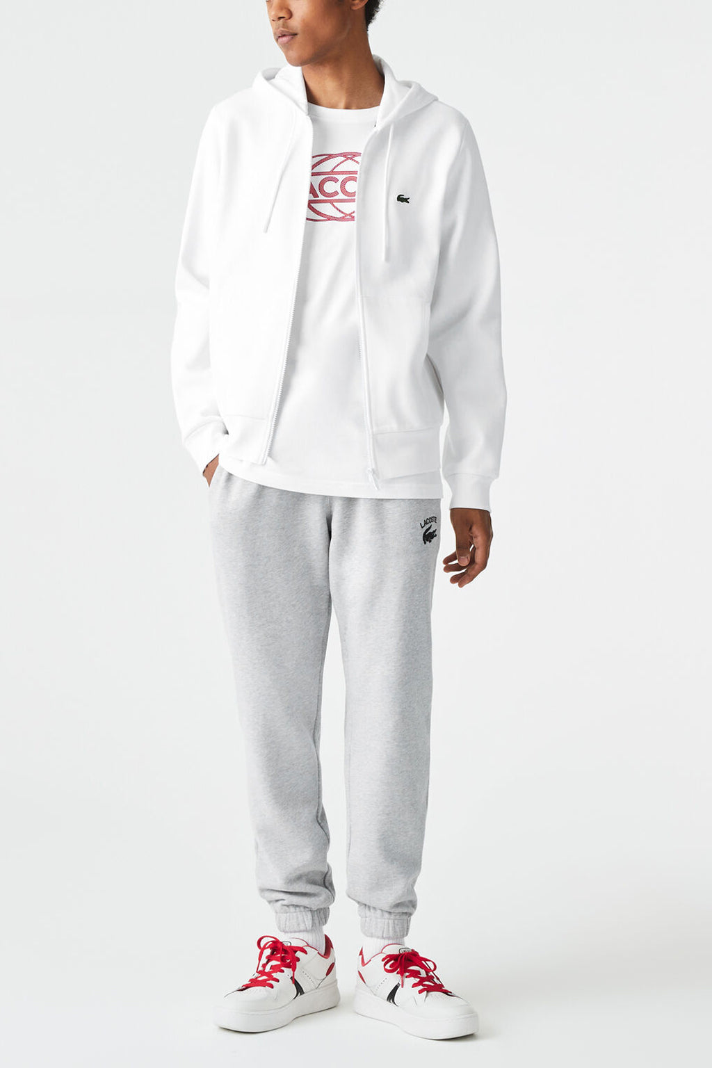 Lacoste - Kangaroo Pocket Fleece Sweatshirt