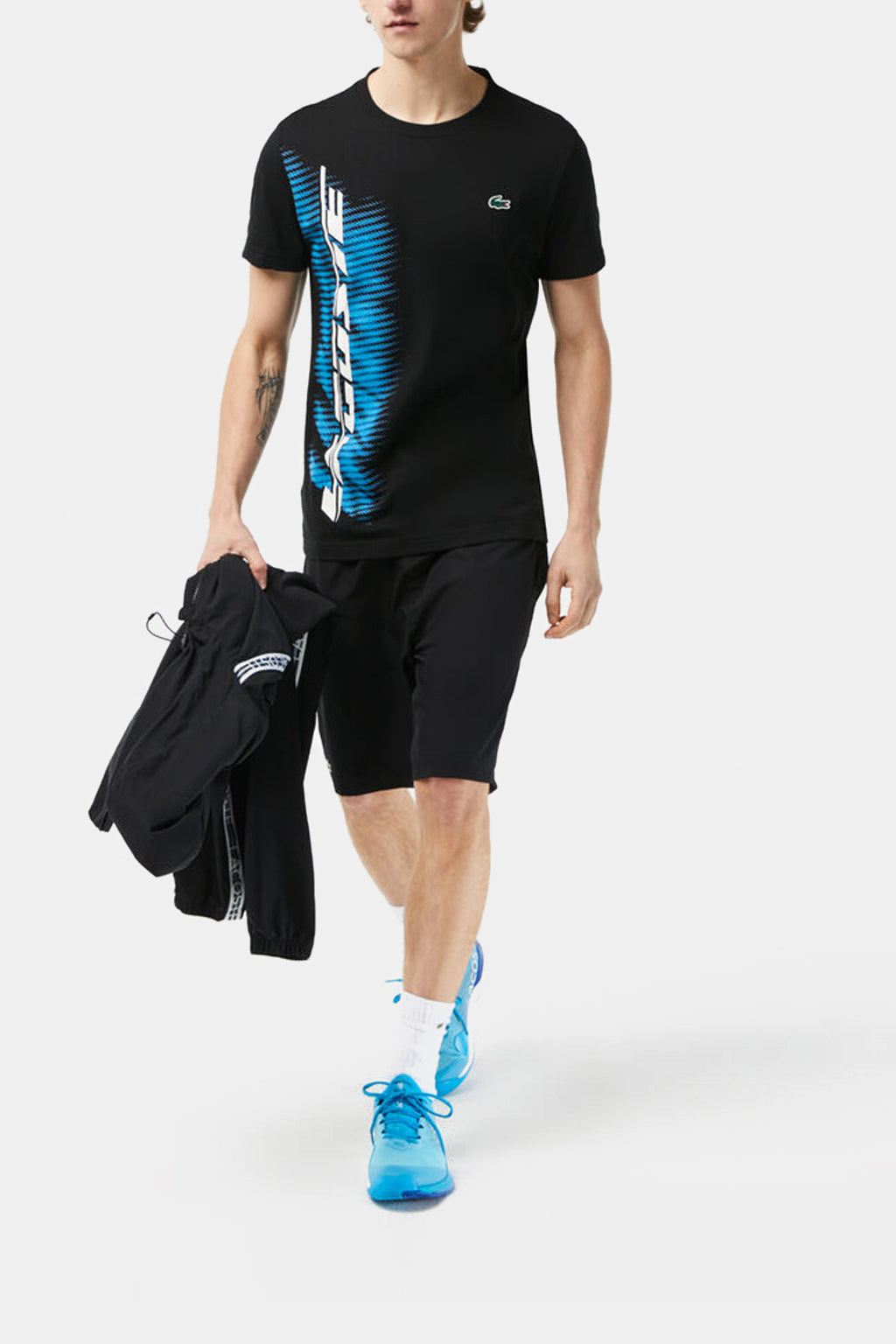 Lacoste - Men’s Lacoste Sport Regular Fit T-shirt With Contrast Branding